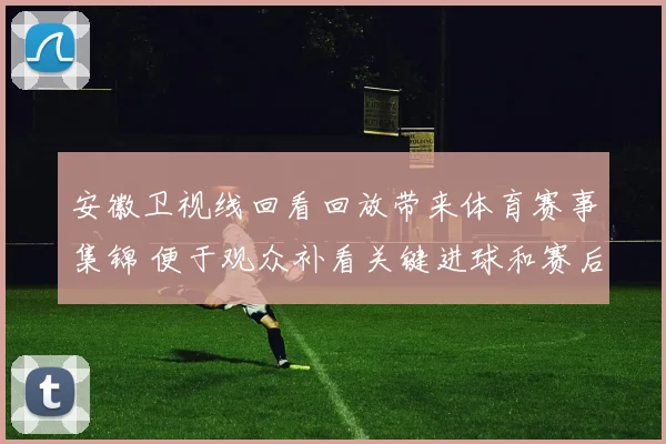 安徽卫视线回看回放带来体育赛事集锦 便于观众补看关键进球和赛后分析