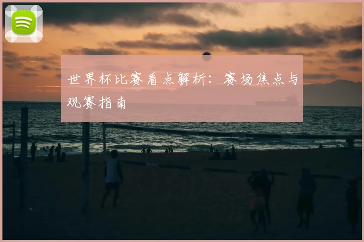 世界杯比赛看点解析:赛场焦点与观赛指南